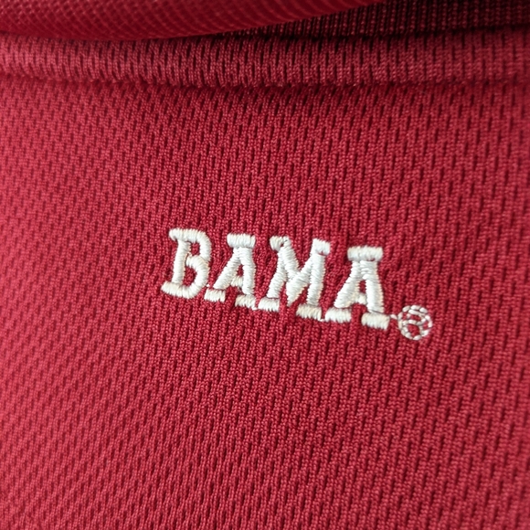 🏈 NCAA Red Collared Alabama Polo Shirt Large - Picture 7 of 7